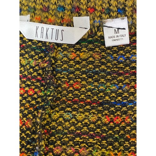Kaktus Knit Sweater Colorful Speckled Long Sleeve Pullover Top, Made in Italy M - Picture 4 of 7