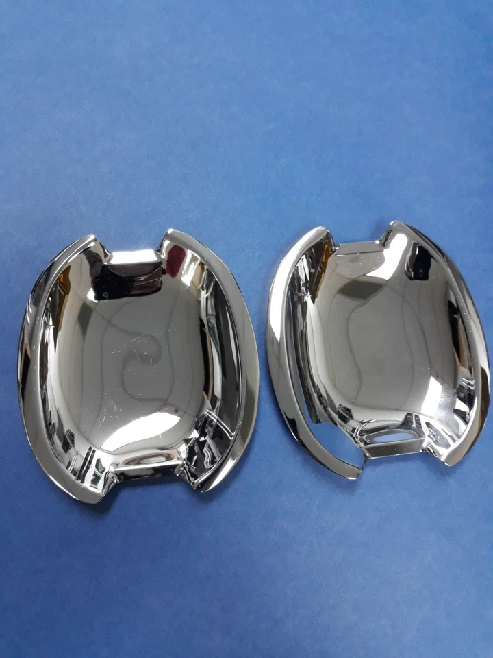 2 cubiertas de manija de puerta de acero inoxidable cromadas para Mercedes Benz R170 SLK 1996-2004 Foto 3 de 4