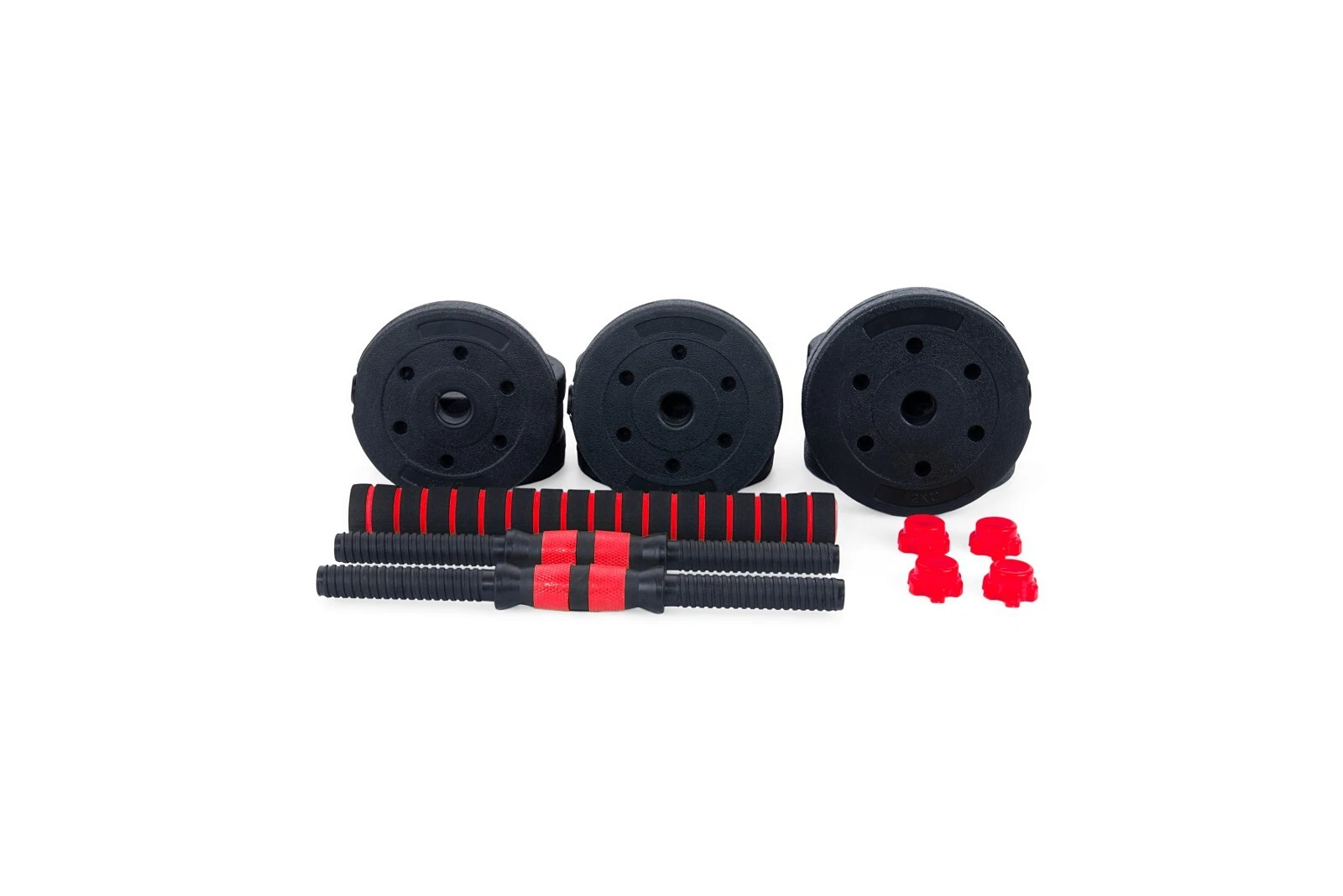 30KG adjustable dumbbell / barbell kit. Bodybuilding weights.