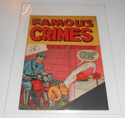 FAMOUS CRIME nn UK 1951 Real Clue Beyond super-rare Pre-Code Horror NOT ON GCD