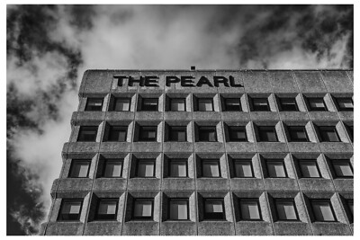 BRUTALIST ARCHITECTURE, NEWCASTLE-UPON-TYNE, UK - 18'' x 12'' PRINT - BW