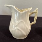 Belleek Ireland Floral Petal Design Creamer Pitcher and Sugar Bowl Fine Irish — photo 9