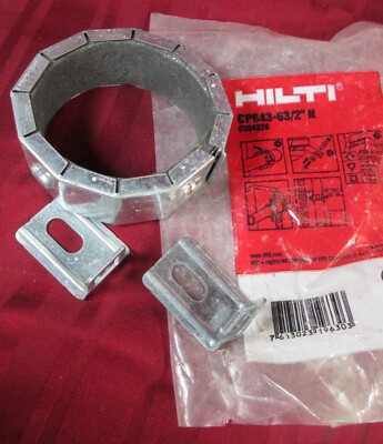 HILTI CP 643-63/2'' N 304326 FIRE STOP COLLAR BARRIER RING 2'' PIPE CONDUIT WALL