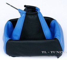 Schaltsack Schaltmanschette passend für OPEL ASTRA F Bj. 1991-2002 BLAU-SCHWARZ