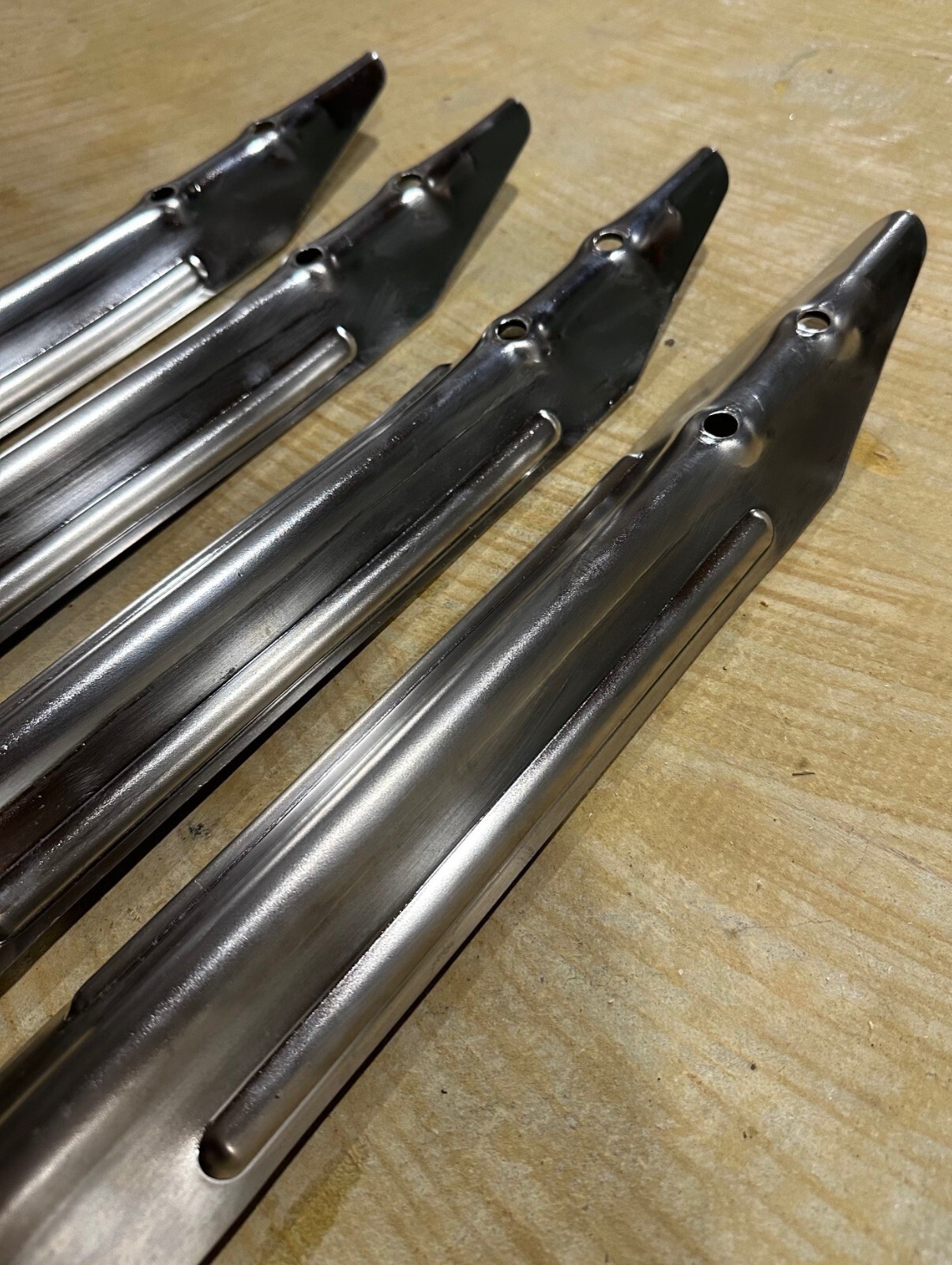 Pinball Machine Legs 31inch Ribbed Chrome Set of 4 Gottlieb. eBay