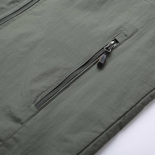 Men's Detachable Hooded Waterproof Outdoor Thin Windbreaker Jacket Top Coat US - Bild 10 von 16