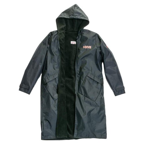 Dive Boat Fleece Coat Hooded Jacket 