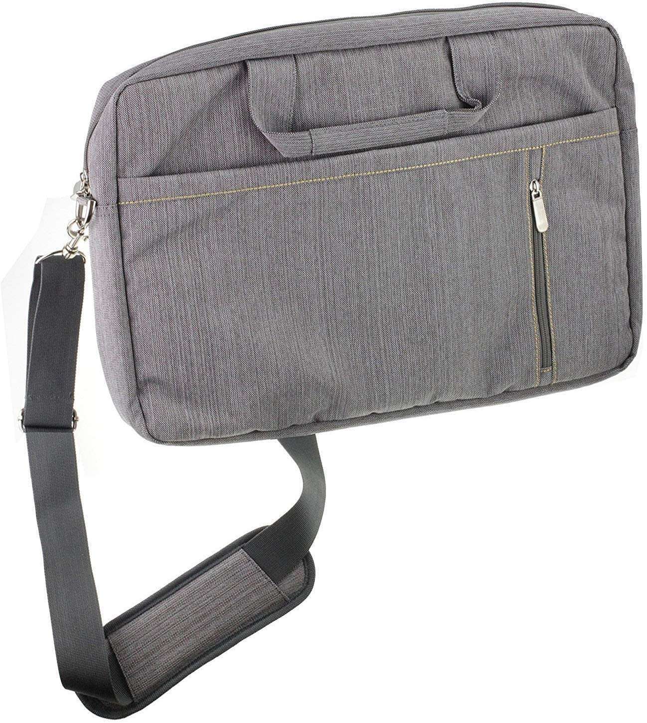 Navitech Grey Bag For Samsung Chromebook Plus V2 2-in-1 12.2" Laptop