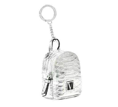 VICTORIA SECRET SILVER BACKPACK KEYCHAIN KEY RING | eBay