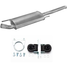 Endschalldämpfer Auspuff Endtopf VW Golf 3  III 1.6-2.0i 1.9TD + MONTAGESATZ