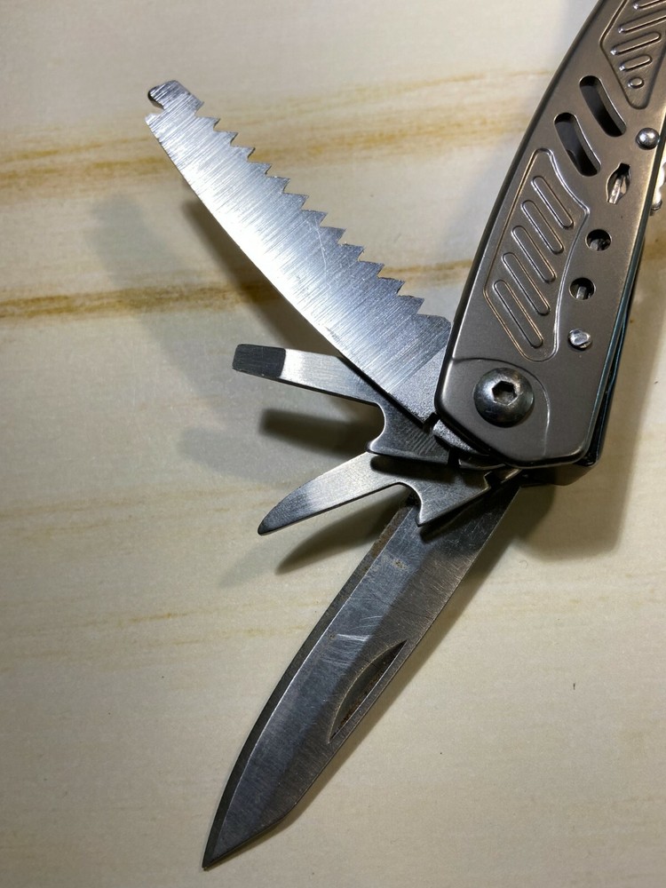 15-in-1 Multi-Tool for Hiking Biking Camping Fishing and Work