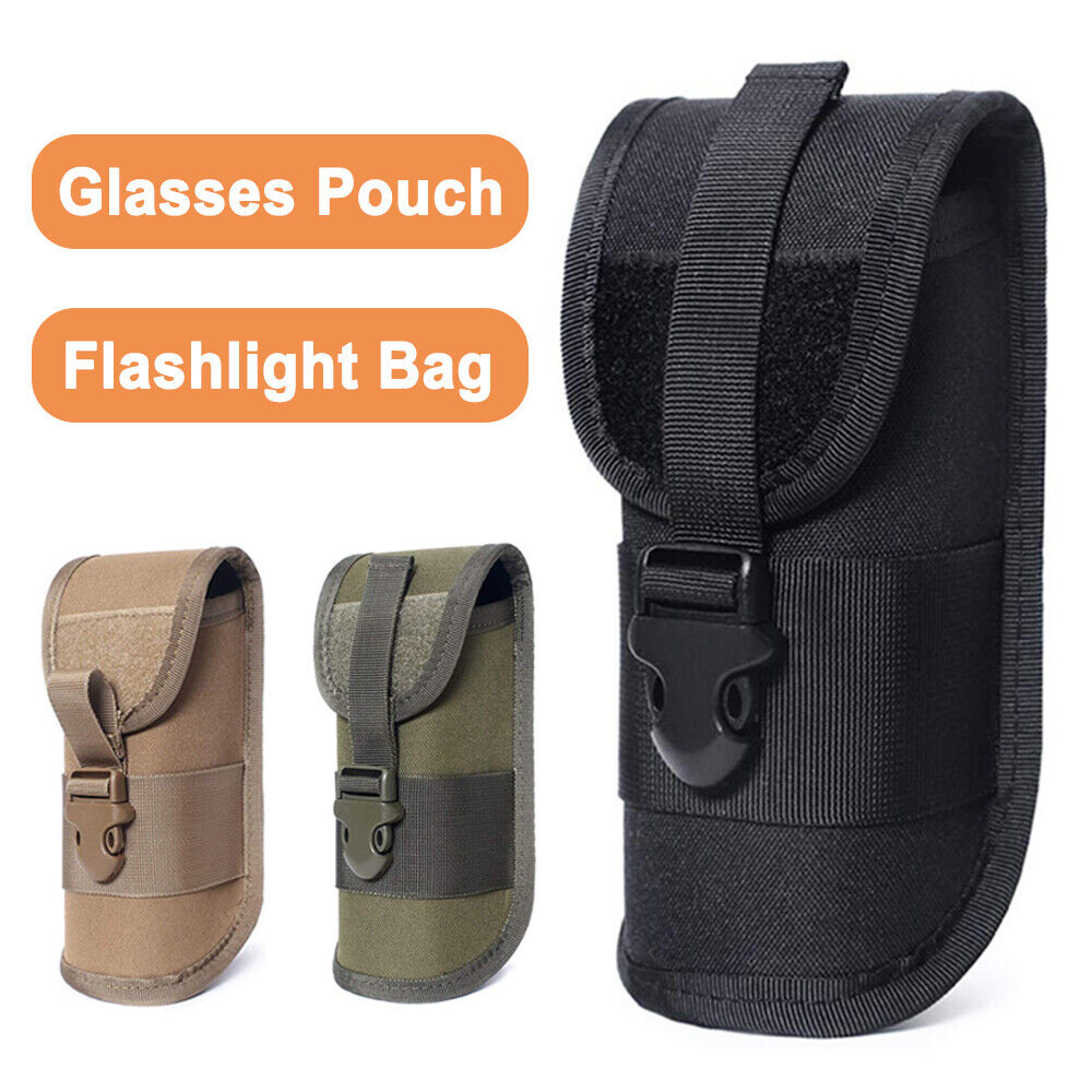 Tactical MOLLE Glasses Hard Case Military Sunglasses Protective Box  Eyeglasses - Main Image
