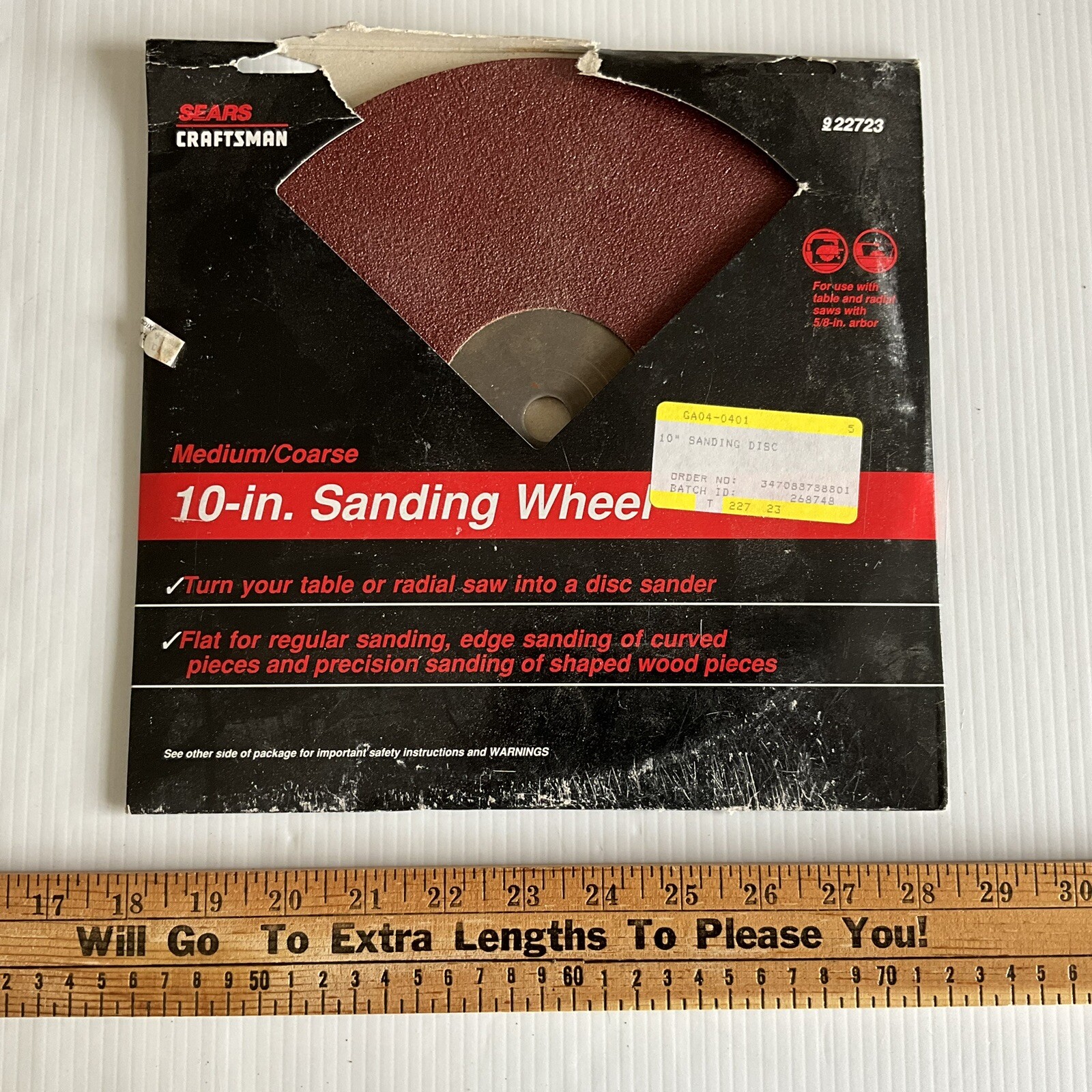 2pc of Craftsman 10 In. Table Saw Sanding Wheel for sale online eBay