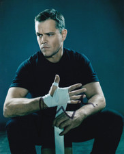 MATT DAMON signed Autogramm 20x25cm JASON BOURNE in Person autograph COA