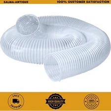 Durable Wire Hose For Leaf Lawn Vacuum Clear Flexible Reinforced 6″ By 5 Feet