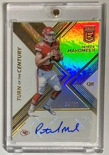Patrick Mahomes 2017 Elite TOC Signature Gold Rookie RC Autograph Card Auto /99