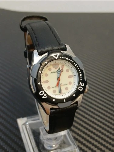 Seiko Alba Aqua Gear Divers Full Lume Dial Ladies Vintage Watch