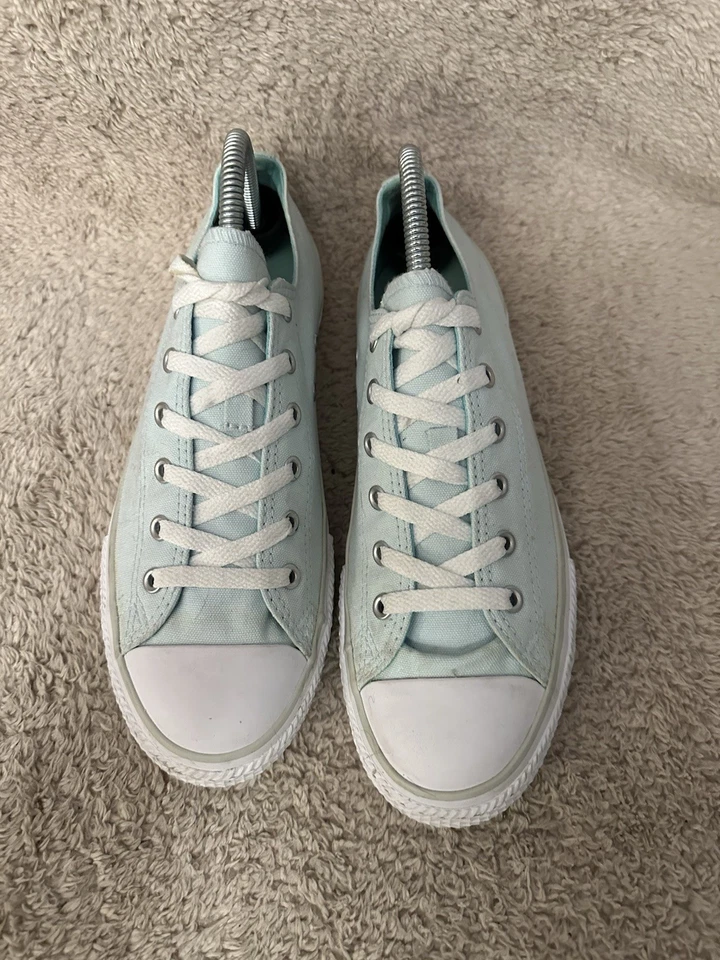 Converse Chuck Taylor All Star Zapatos Tenis Parte Superior Baja Verde Espuma de Mar Juniors 6 Foto 3 de 4