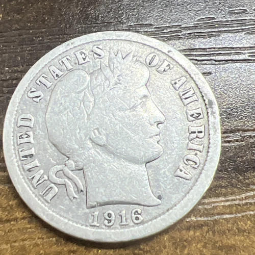 1916 Barber Dime Good Coin Complete Your Set Actual Coin Checkout All My Dimes