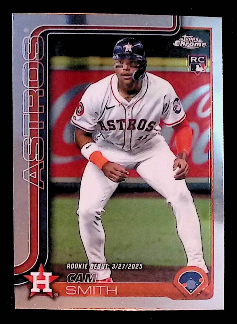 Cam Smith 2025 Topps Chrome Update #USC19 Rookie Houston Astros
