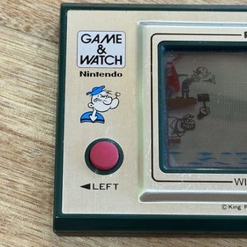 Nintendo Game & Watch Popeye Wide Screen Handheld Game Vintage 1981 Grade A