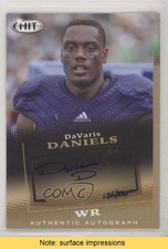 2015 Sage Hit Auto Gold 135/250 Davaris Daniels #A10 Auto READ 00ah
