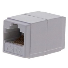 Cat6 Coupler, White, RJ45 Female, Unshielded - Part : 30X8-02400WH