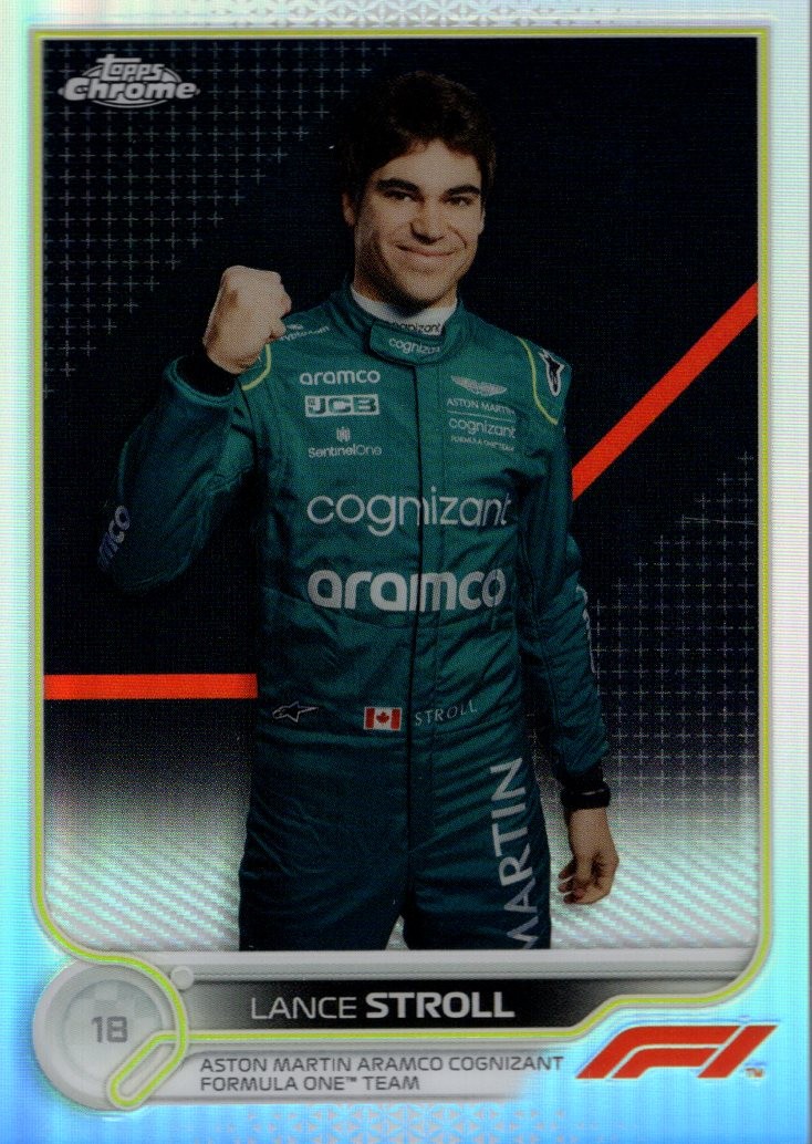 2022 Topps Chrome Formula 1 Refractors #48 Lance Stroll - RAC