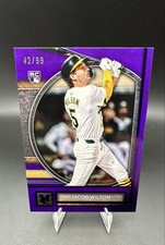 Jacob Wilson 2025 Topps Museum Collection - #81 Amethyst /99 (RC) Athletics