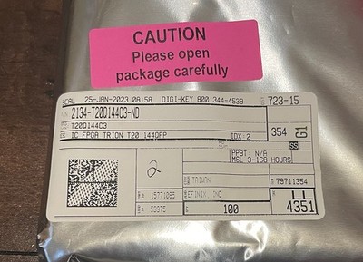 TRION T20144C3  FPGA - Quantity of 100 - Sealed Package - USA SELLER!