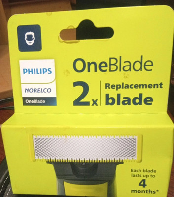 New Philips Norelco OneBlade 2X Replacement Blades QP220/80