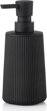 Small Soap Dispenser Matte Black 8.5 Oz Liquid Pump for Bathroom Kitchen Counter