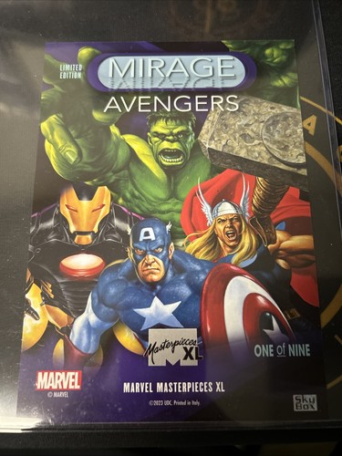 2023 marvel masterpieces xl Mirage Avengers limited edition - Picture 4 of 4
