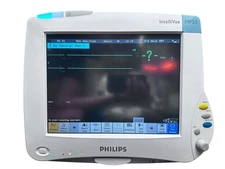 Philips IntelliVue MP50 Patient Monitor – w/ M1116B, M3001A, M1032A, and Battery