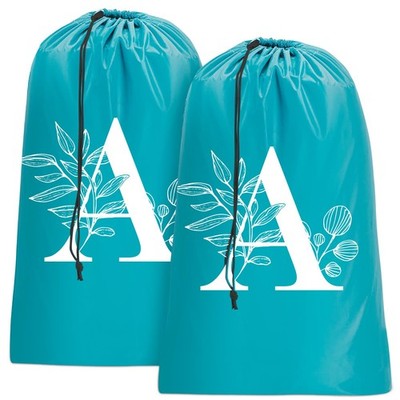 2 PCS Extra Large Travel Laundry Bag Dirty Clothes Organizer Drawstring Sack
