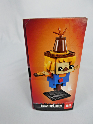 LEGO BRICKHEADZ Scarecrow Thanksgiving Fall Building Toy #40352 2019 Retired - Picture 3 of 6