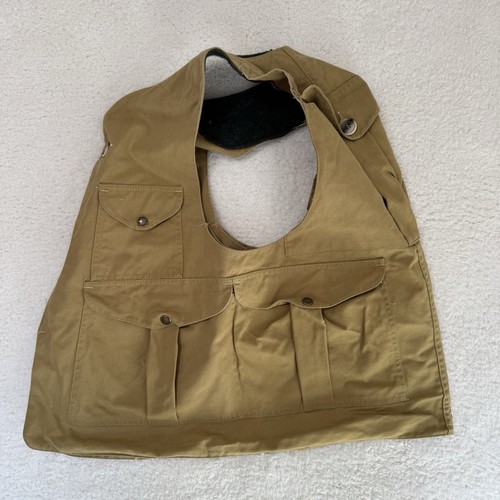 Vintage C.C Filson Tin Cloth Hunting Vest Size 32 Medium - Picture 8 of 13