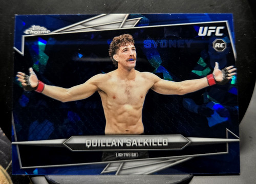 2026 Topps Chrome Sapphire UFC Quillan Salkilld RC Rookie #57