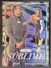 Stephon Castle 2024-25 Panini Prizm Sublime SSP San Antonio Spurs #27