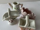 Vintage Porcelain Miniatures: Sleigh, Baskets, and Pitcher  Japan/ Ocuped Japan — photo 5