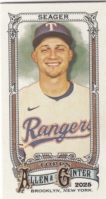 2025 Topps Allen & Ginter MLB No. 81 Corey Seager Mini Card