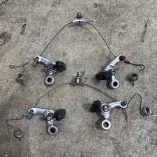 Vintage Dia-Compe 981 Japan Bicycle Brake Calipers Two Set Cantilever MTB Silver