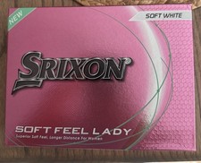1 dozen BRAND NEW Srixon Soft Feel golf balls Lady Soft White