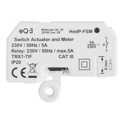Smart Home Homematic IP Schalt-Mess-Aktor - Unterpu NEW