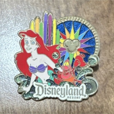 Disney Disneyland Resort The Little Mermaid Ariel & Sebastian Enamel Pin