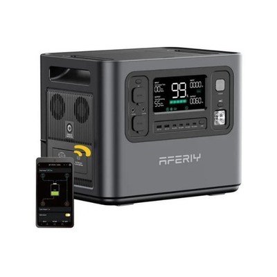 2026 AFERIY P210 2400W 2048Wh Tragbare Powerstation 2,4kW 2kWh, LiFePO4. DPDpost
