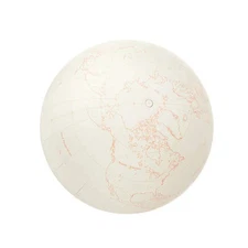 Japan NEW Plotter Globe Cream 77716949 Writable Paper Globe with Built-in Weight