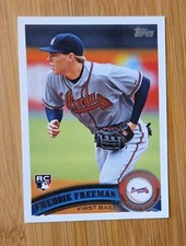 Freddie Freeman 2011 Topps Team Set Atlanta Braves ATL11 Rookie Card RC