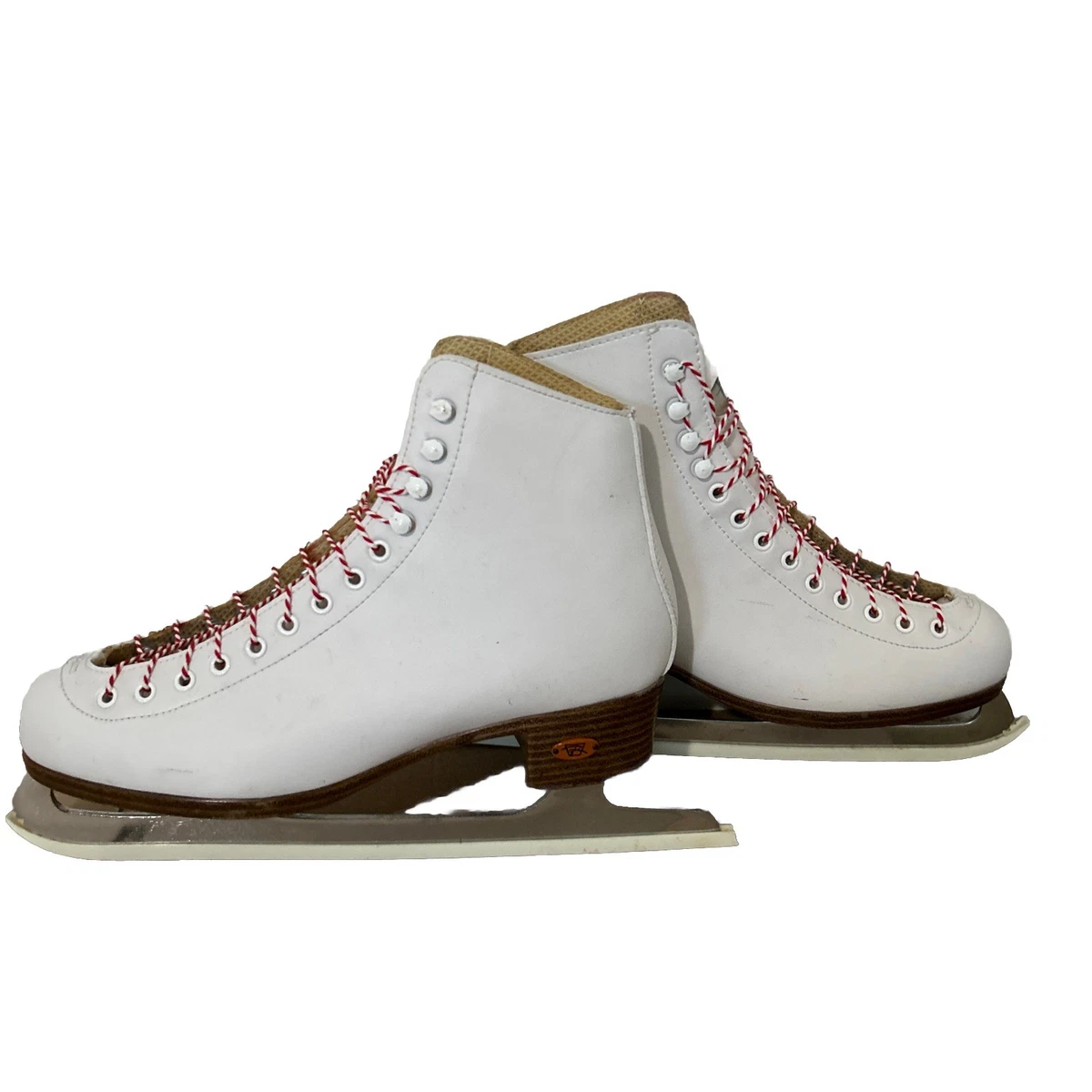 Patins à Glace Vintage Riedell Silver Star – Lames Sheffield, Femme Taille 5