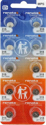 Twenty (20) Renata 315 Watch Batteries SR716SW SR716SW 0% MERCURY EXP 2028
